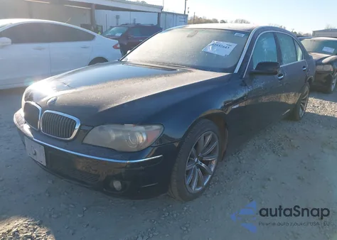 2007 BMW 750Li from USA, damaged, VIN WBAHN83517DT72411